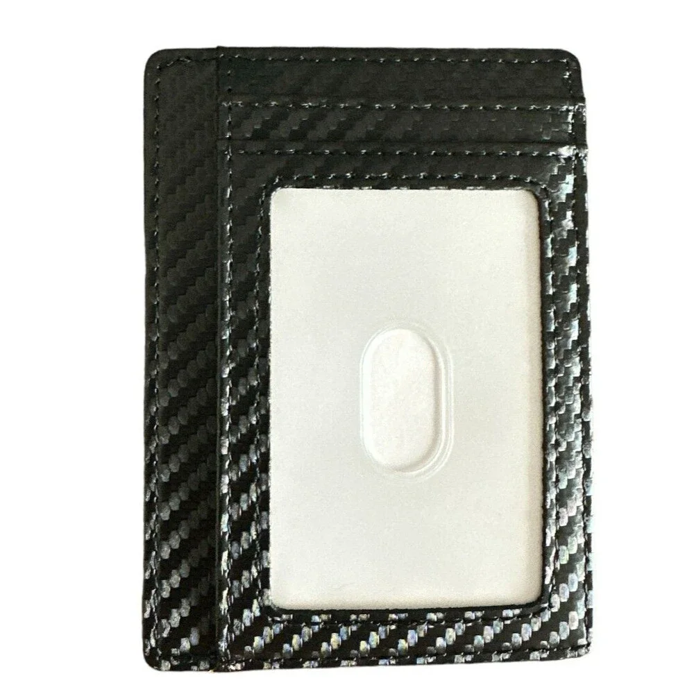 Ultra Slim RFID Blocking Leather Wallet for Apple Tag Wallet for Men w/ 8 Slots